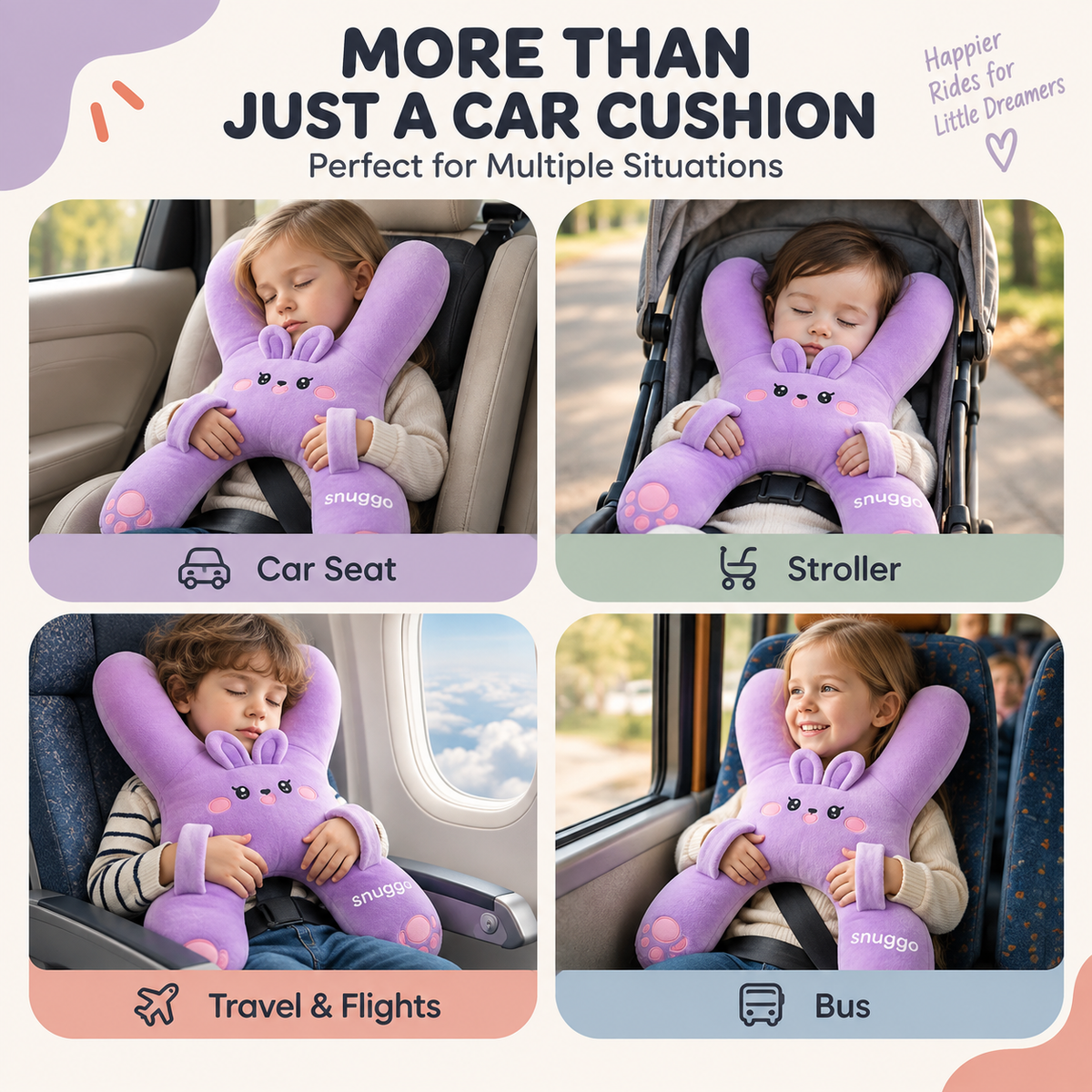 CuddleRest — Kids Travel Cuddle Buddy