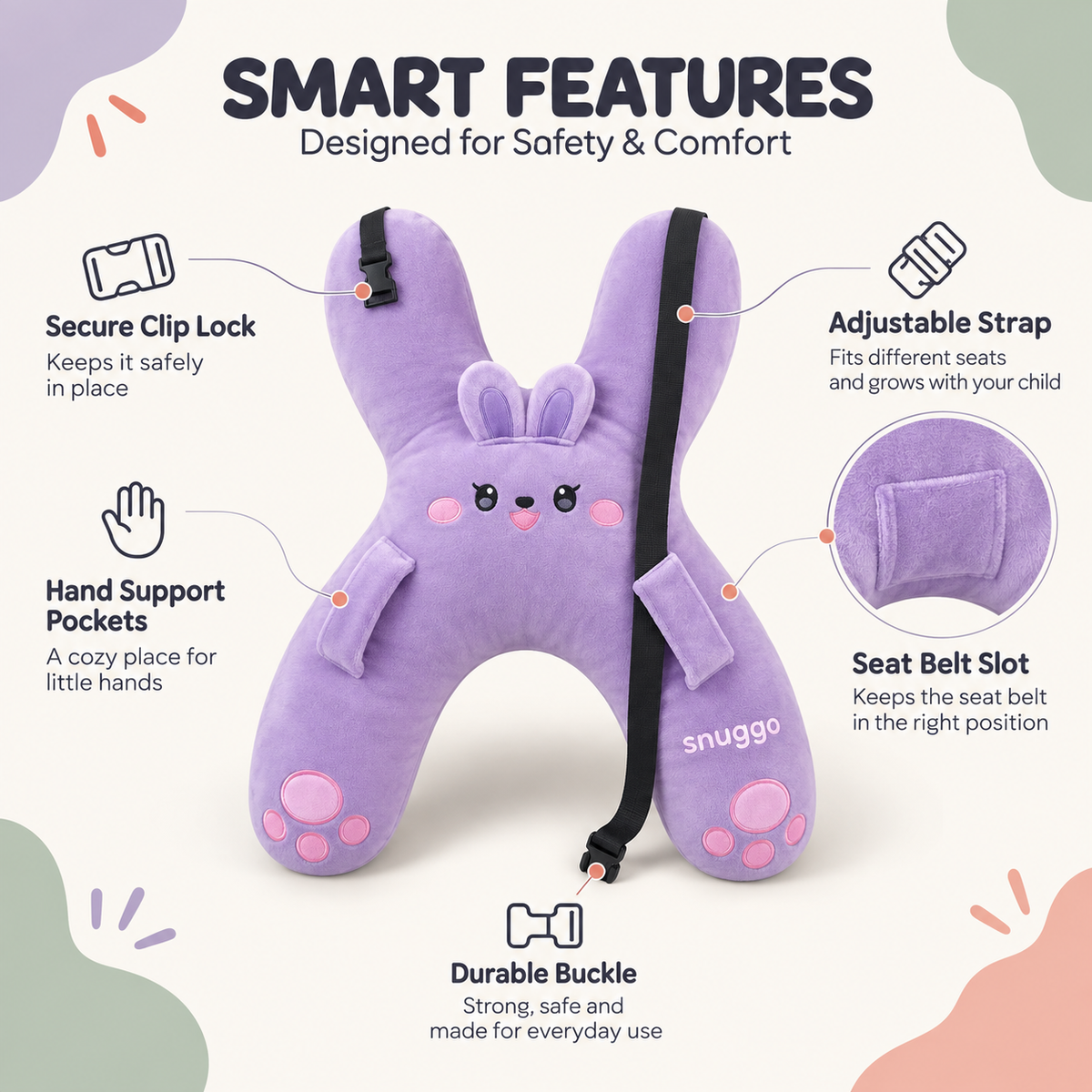 CuddleRest — Kids Travel Cuddle Buddy